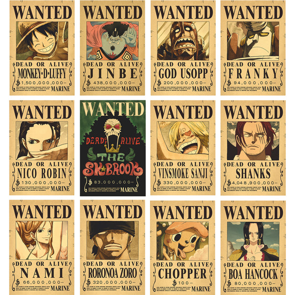 Sanji avis de recherche Wanted One Piece